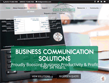 Tablet Screenshot of genesisbcs.com